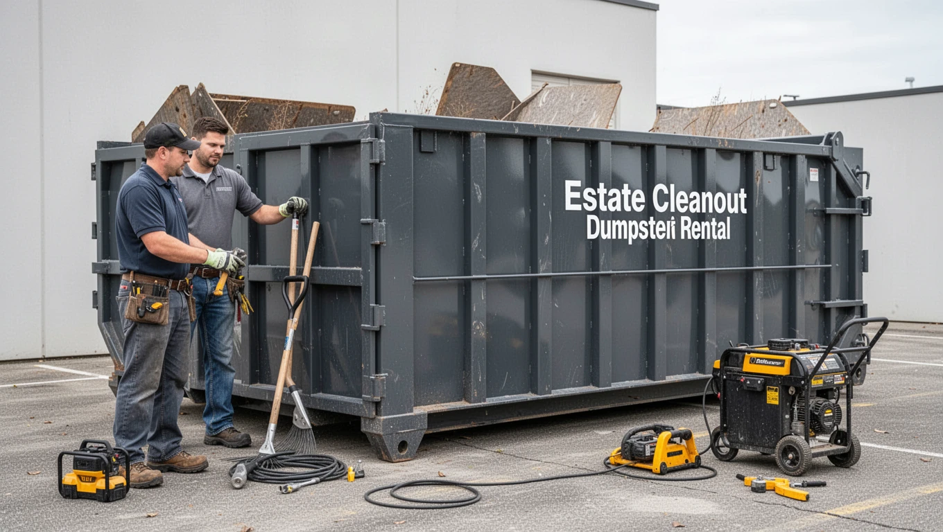 Estate Cleanout Dumpster Rental